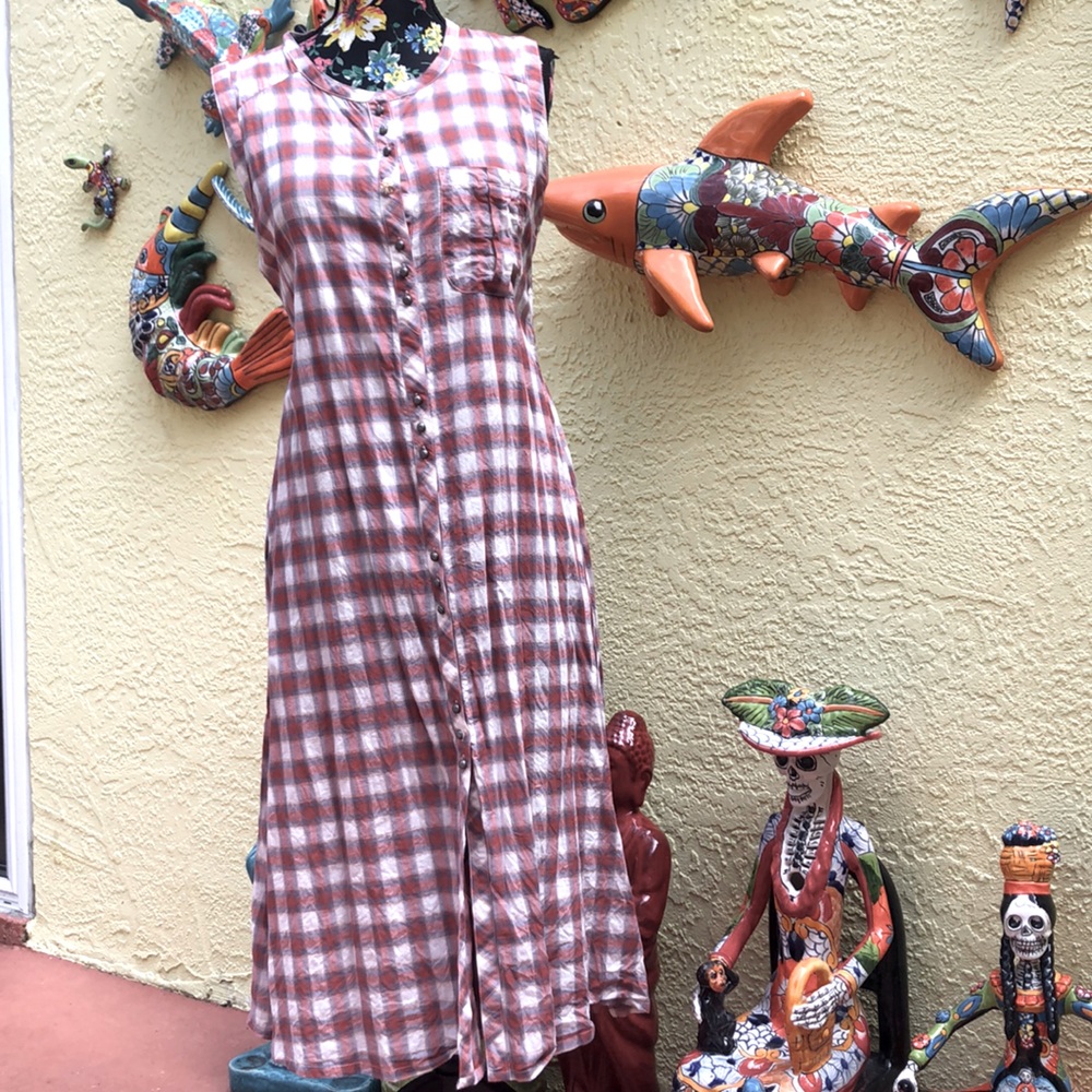 Aratta Silent Journey sleeveless tunic dress